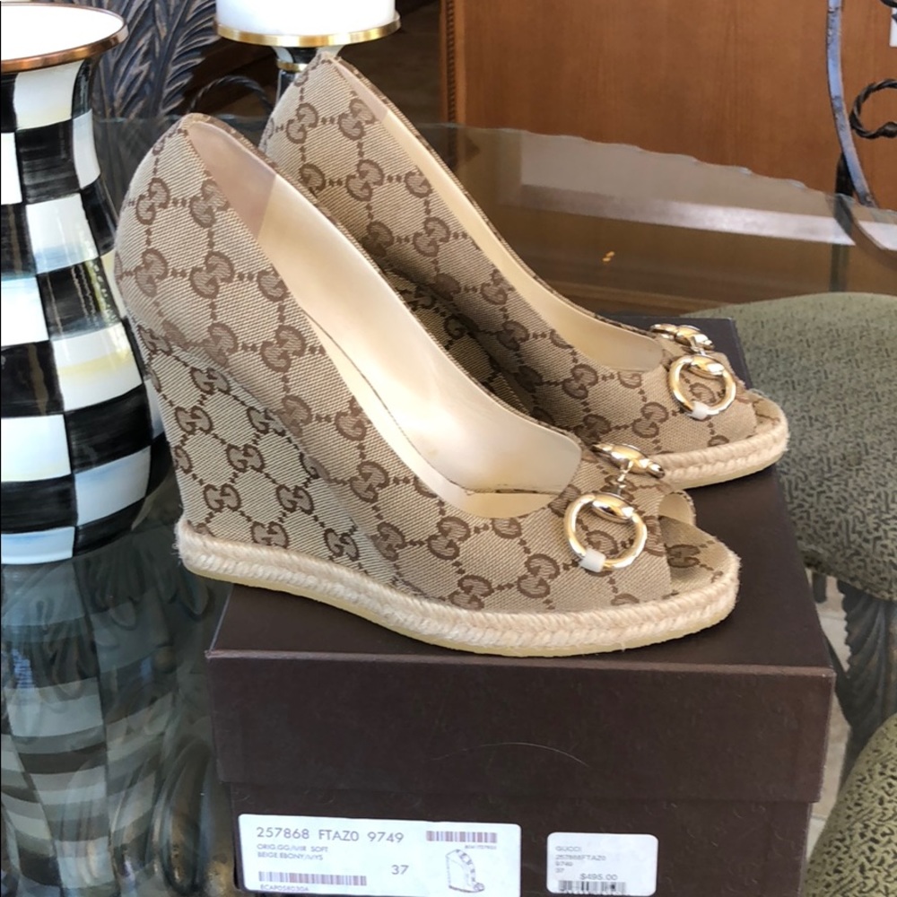 Gucci wedges